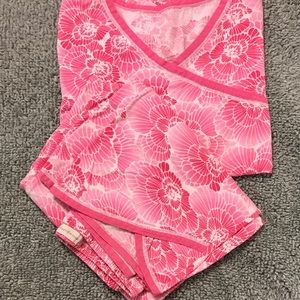 Pink and White Pajamas